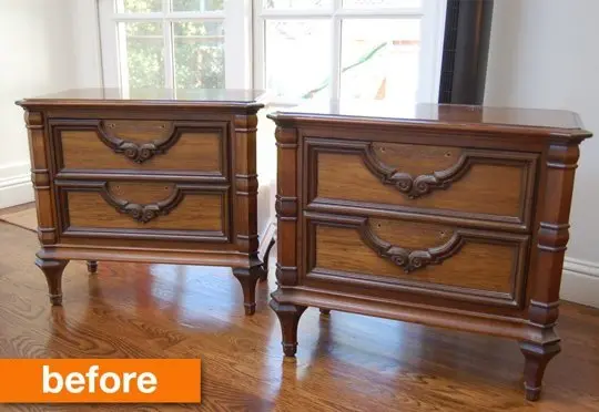 Reconditionarea unor noptiere vechi. Before/After (DIY)