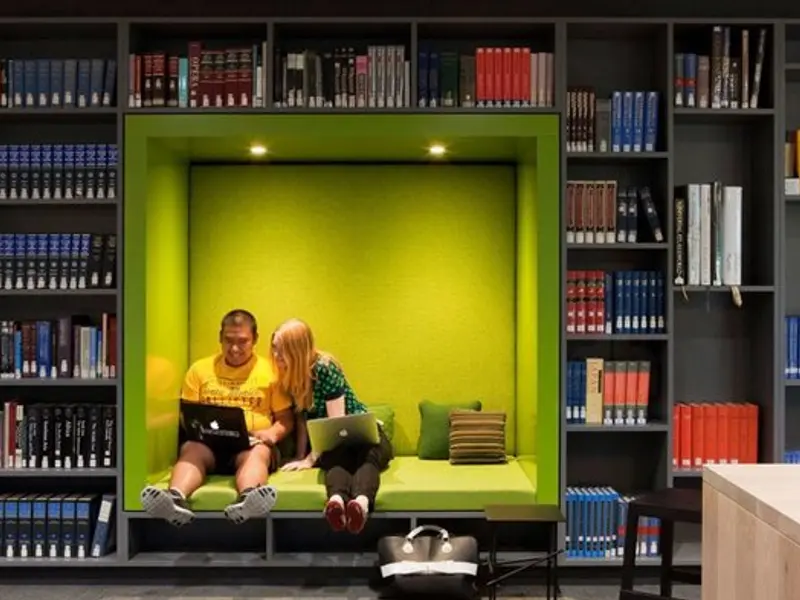 Spatii neconventionale: o biblioteca moderna si functionala