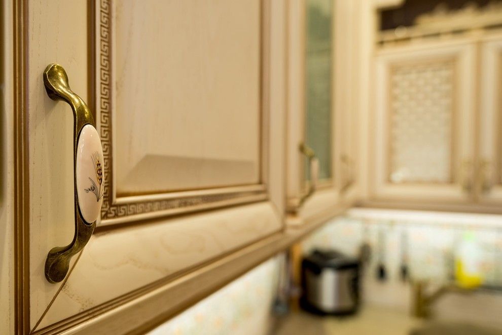 Eleganta si romantism  bucatarie amenajata in stil provensal