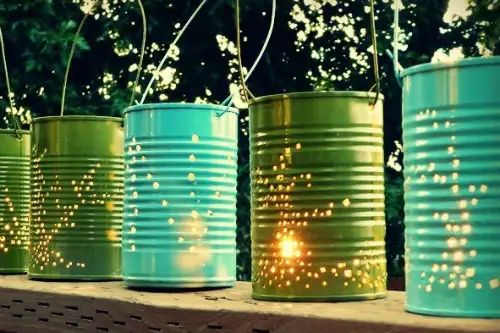 DIY: variante de iluminat pentru gradina