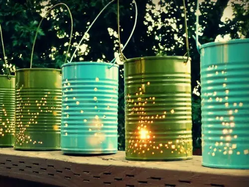 DIY: variante de iluminat pentru gradina