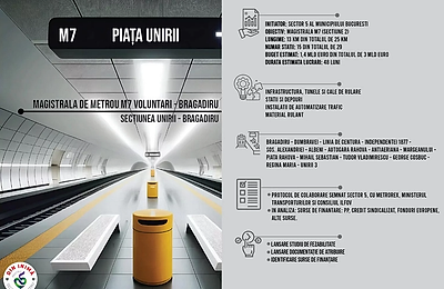 Magistrala 7 de Metrou Bragadiru–Voluntari: Protocol de colaborare semnat pentru proiectul ce va lega sud-vestul și nord-estul Capitalei