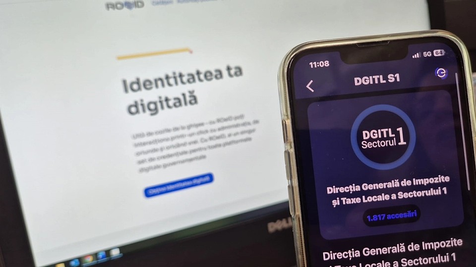 Bucureștenii din Sectorul 1 își pot plăti taxele și accesa serviciile publice prin ROeID