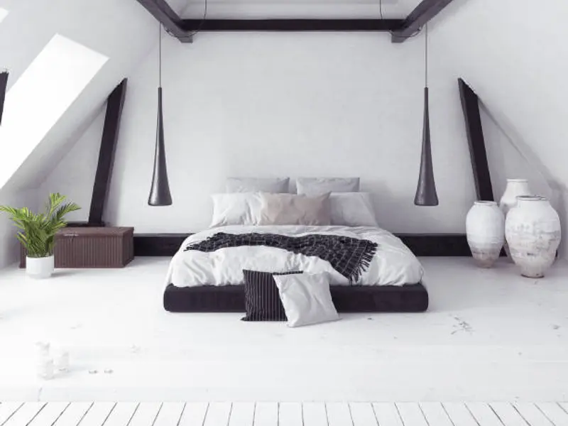 Mansarda ca dormitor: Un sanctuar de relaxare