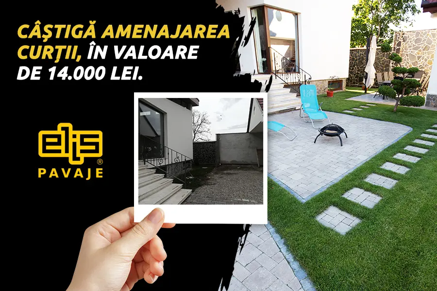 Castiga amenajarea curtii, in valoare de 14.000 lei