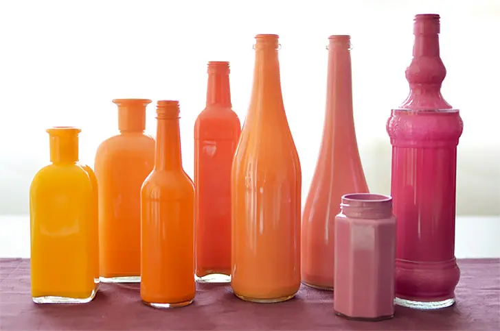 Sfaturi utile inainte de vopsirea unei sticle