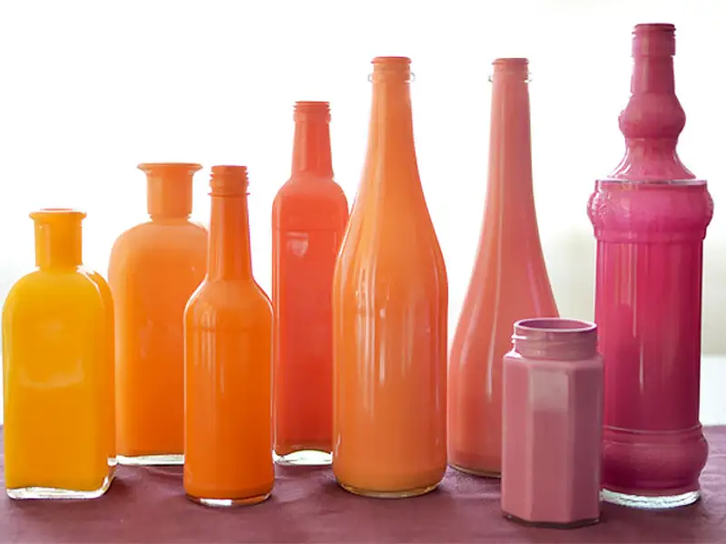 Sfaturi utile inainte de vopsirea unei sticle