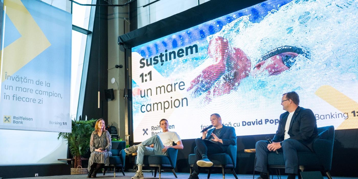 David Popovici anunţă un parteneriat pe termen lung cu Raiffeisen Bank. “Performanţa în sport are nevoie de stabilitate şi investiţie pe termen lung”