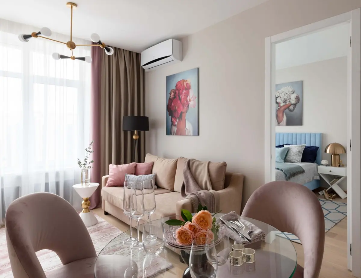 Apartament de 2 camere si doar 38 mp, amenajat modern si elegant