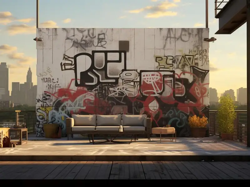 Cum să folosești arta murală personalizată în amenajarea unui balcon cu stil