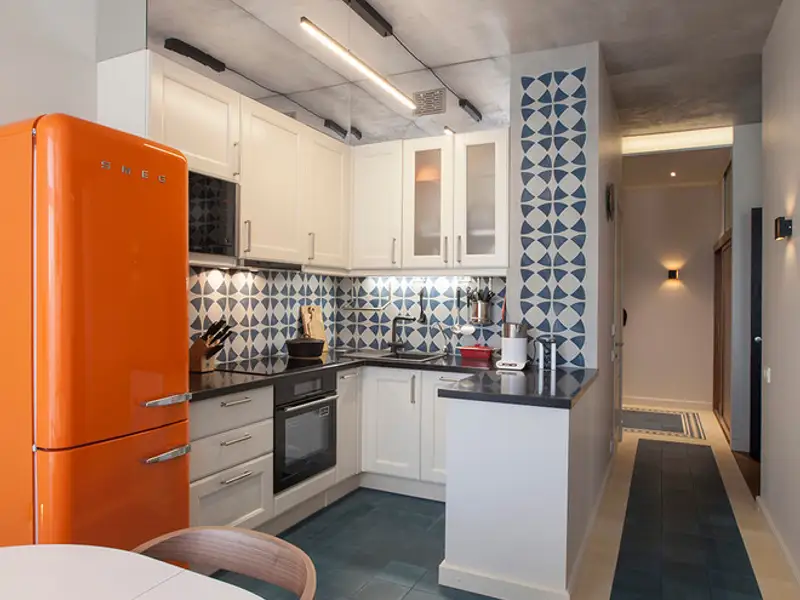 Un apartament primitor, cu note industriale si accent pe definirea spatiilor