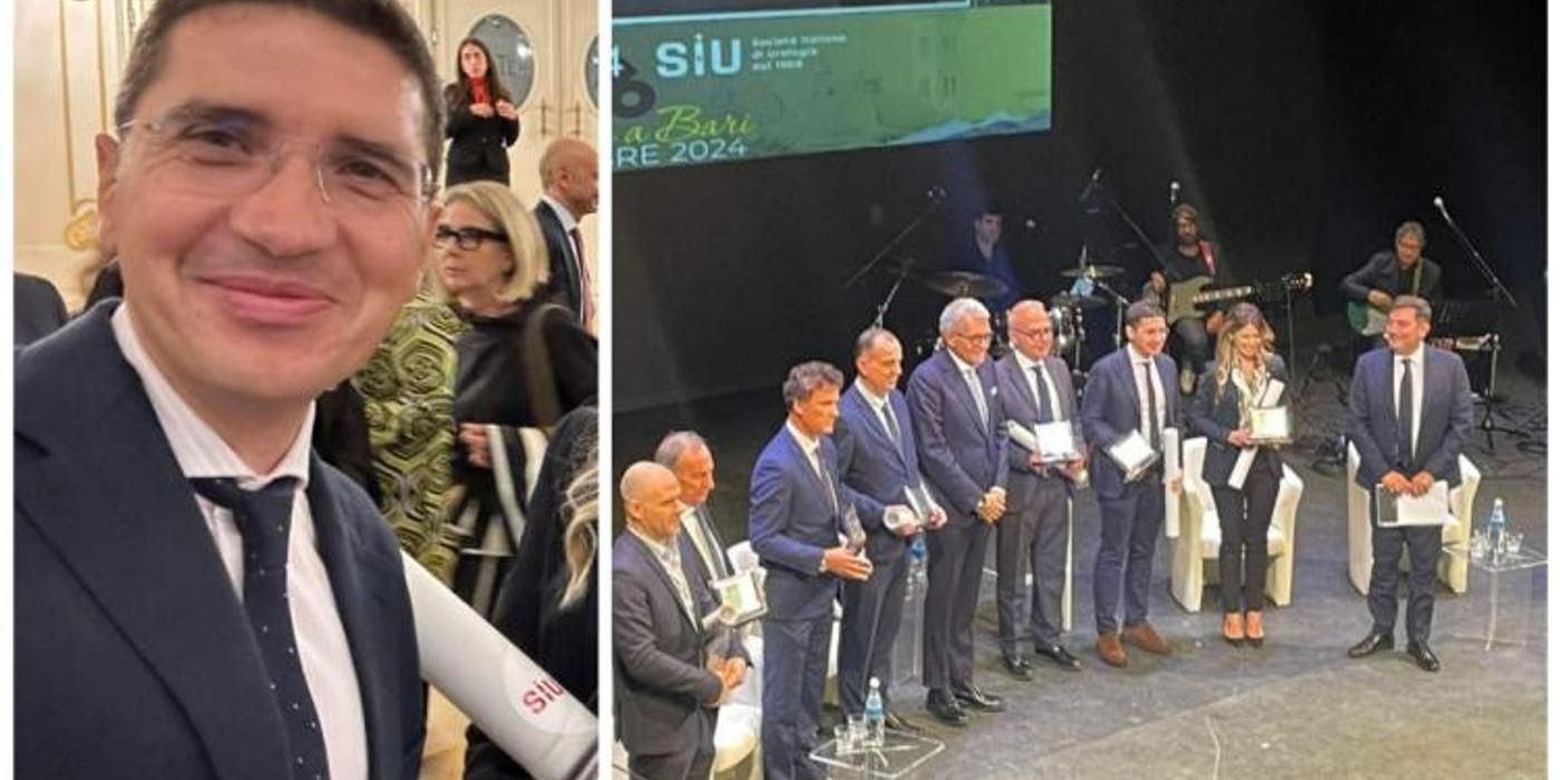 Nicolae Crișan, prorectorul UMF “Iuliu Hațieganu” din Cluj-Napoca, premiat la Congresul Societății Italiene de Urologie de la Bari