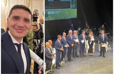 Nicolae Crișan, prorectorul UMF “Iuliu Hațieganu” din Cluj-Napoca, premiat la Congresul Societății Italiene de Urologie de la Bari