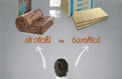 (P)Vata minerala de sticla versus vata minerala bazaltica