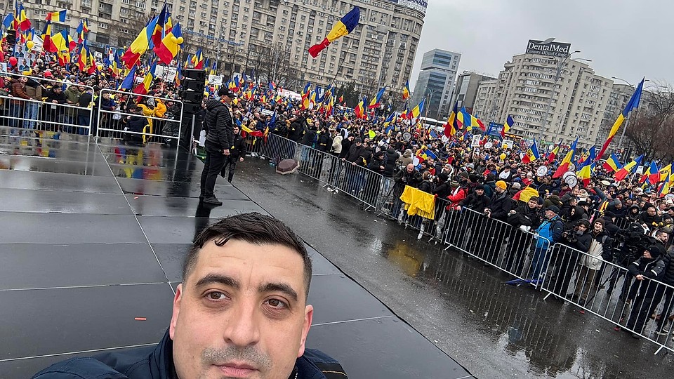 Protestul AUR. Întâi la AEP, apoi în Piața Victoriei