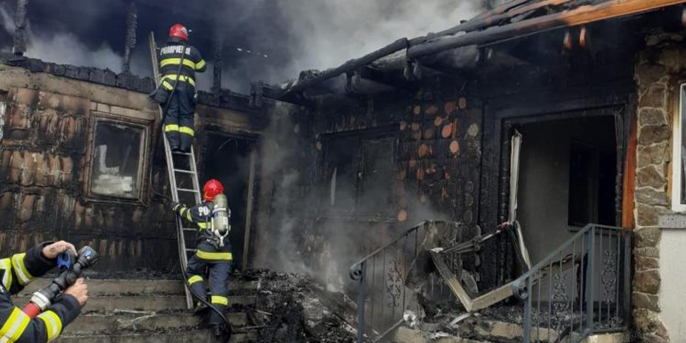 Incendiu, duminică în localitatea Mănășturu Românesc din comuna Mănăstireni