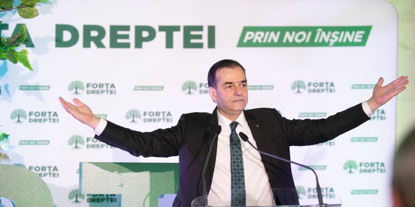Ludovic Orban, despre inamicul Forța Dreptei. „O monstruozitate cu picioarele de lut”