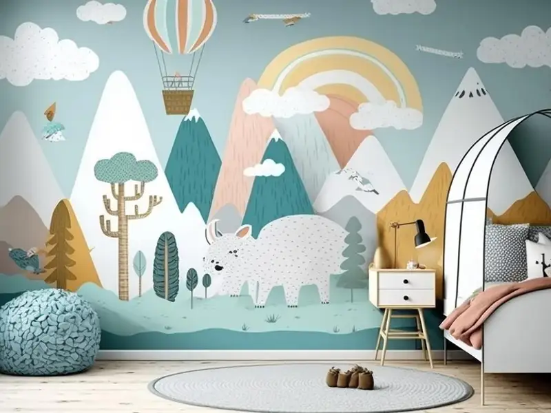 Top 15 tipuri de tapet ideale pentru camera copiilor