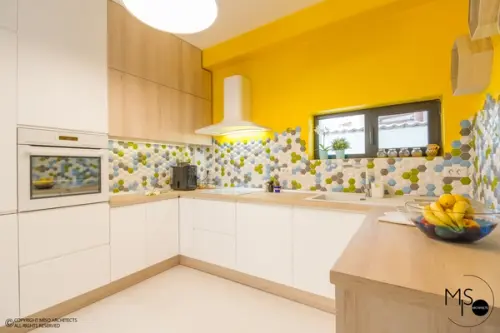 Amenajarea unui apartament din Bucuresti inspirata de piese Lego