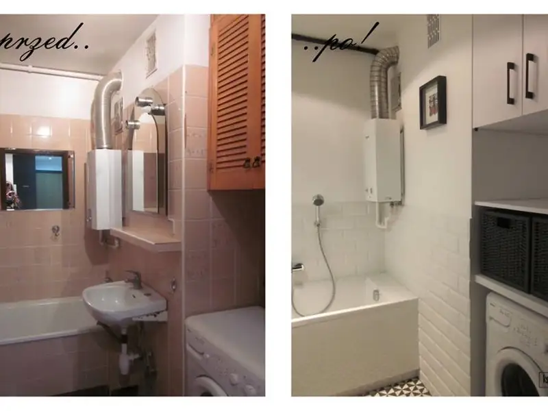 Cum a fost renovata o baie de 4 metri patrati