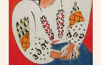 Celebrul tablou „La Blouse Roumaine” de Henri Matisse, expus la București