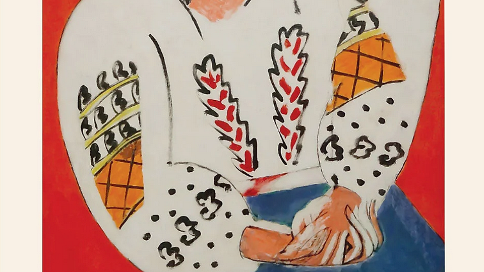 Celebrul tablou „La Blouse Roumaine” de Henri Matisse, expus la București
