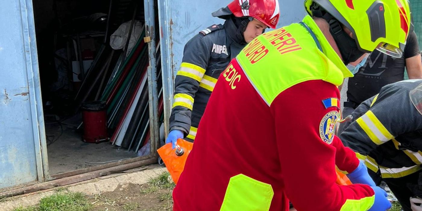 O explozie s-a produs joi în localitatea Chinteni din județul Cluj