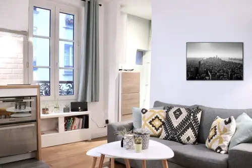 O amenajare cocheta intr-un apartament mic