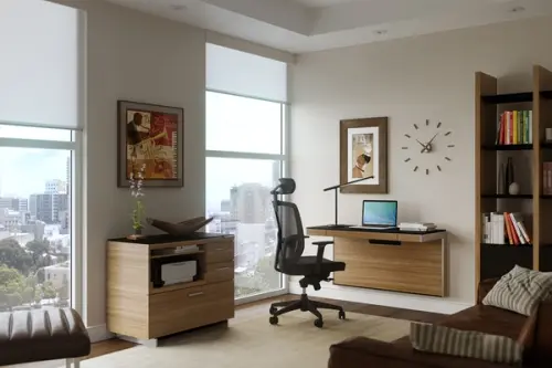 Biroul suspendat multifunctionalitate pentru spatii mici