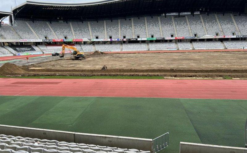 Amânările cerute de executanții lucrărilor de la gazonul Cluj Arena l-au nemulțumit pe Alin Tișe, președintele Consiliului Județean Cluj