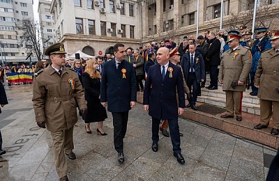 Ilie Bolojan, singurul politician prezent la Ziua Unirii, la Focșani