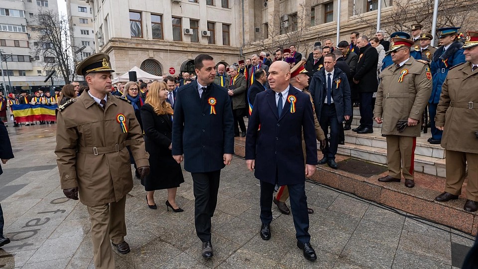 Ilie Bolojan, singurul politician prezent la Ziua Unirii, la Focșani