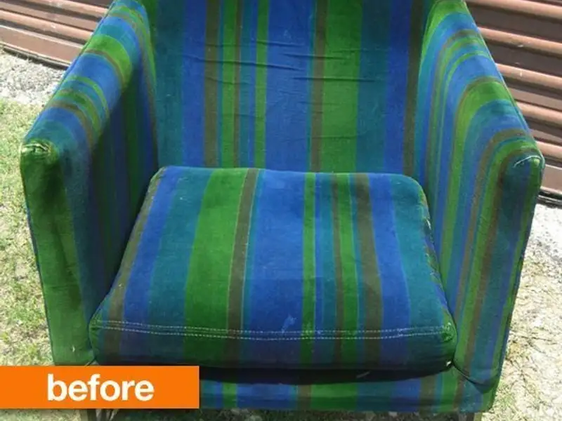 Reconditionarea unui fotoliu vechi