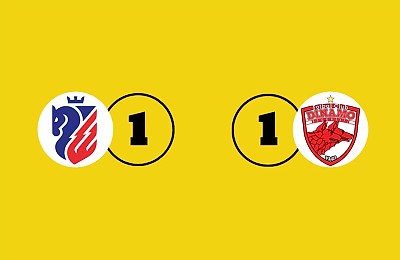 FC Botoșani scoate un punct cu Dinamo, dar alb-roșii sunt primii în Superliga