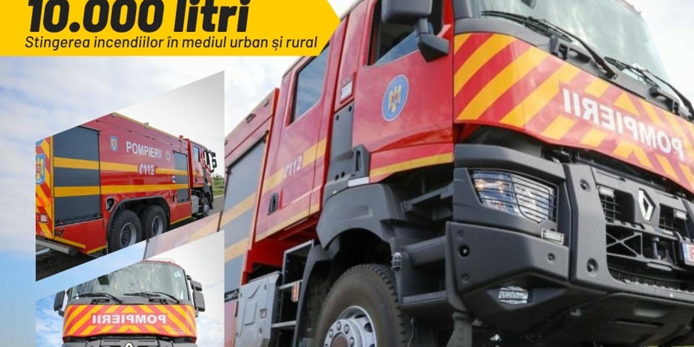 ISU Cluj va primi noi autospeciale pentru stingerea incendiilor în mediul urban și rural