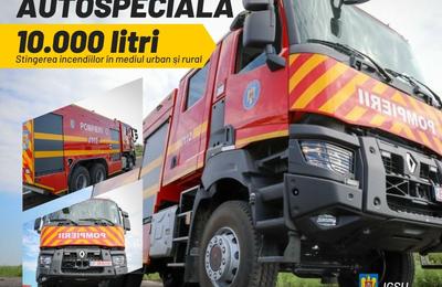 ISU Cluj va primi noi autospeciale pentru stingerea incendiilor în mediul urban și rural