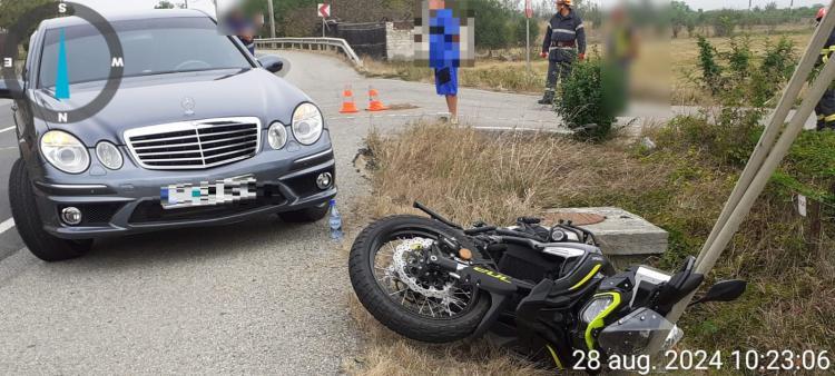 Accident de circulație, miercuri, 28 august, în localitatea Bunești din județul Cluj