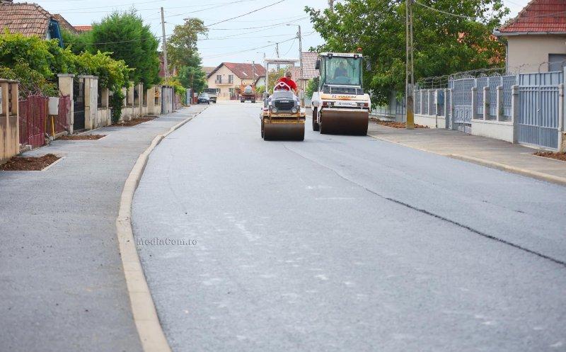 Strada Valea Racoșei și strada Detunata din Turda au fost asfaltate
