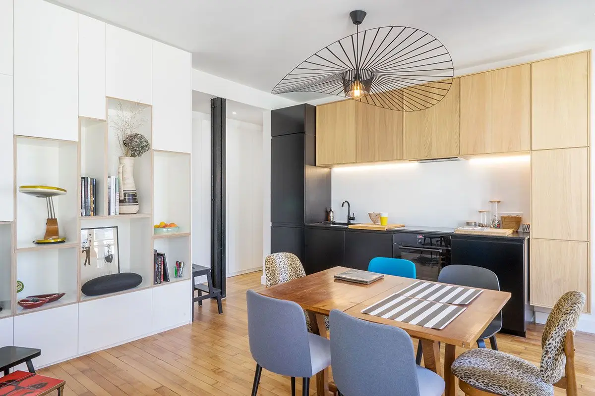 Din doua camere au obtinut trei printr-o recompartimentare radicala