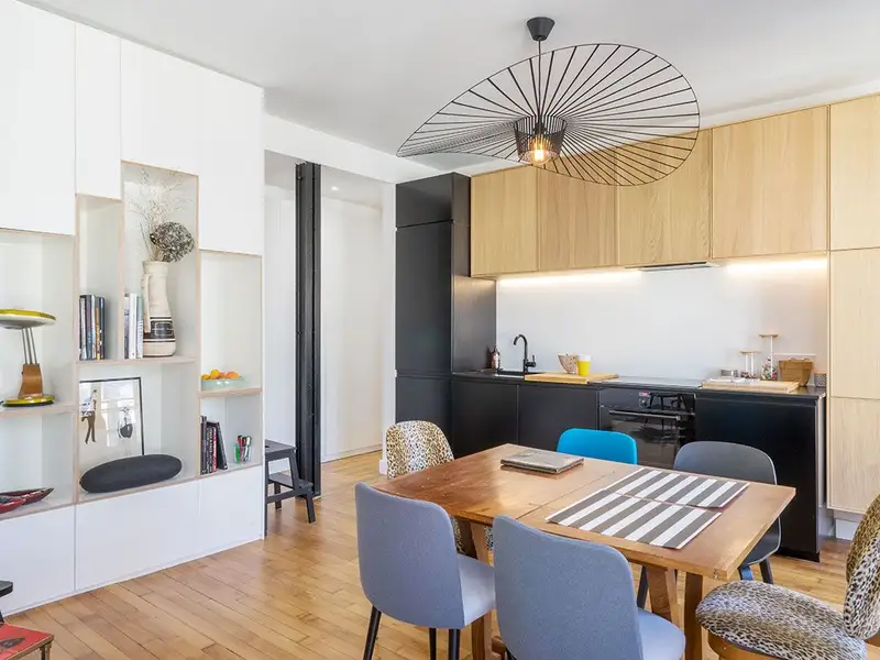 Din doua camere au obtinut trei printr-o recompartimentare radicala