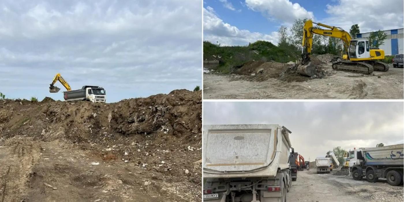 O amplă acțiune de salubrizare are loc pe terenul ce se află la capătul Bulevardului Timișoara din Sectorul 6