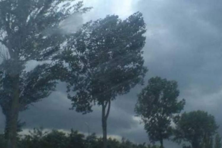 Meteorologii au emis vineri, 27 octombrie, o atenţionare cod galben de vânt în județul Cluj