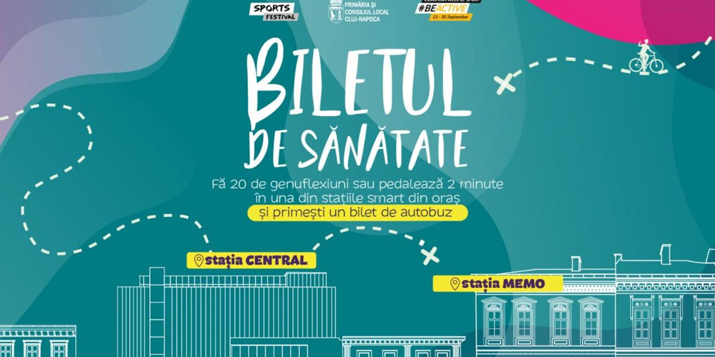 Biletul de Sănătate revine în această toamnă la Cluj-Napoca cu două stații de autobus smart