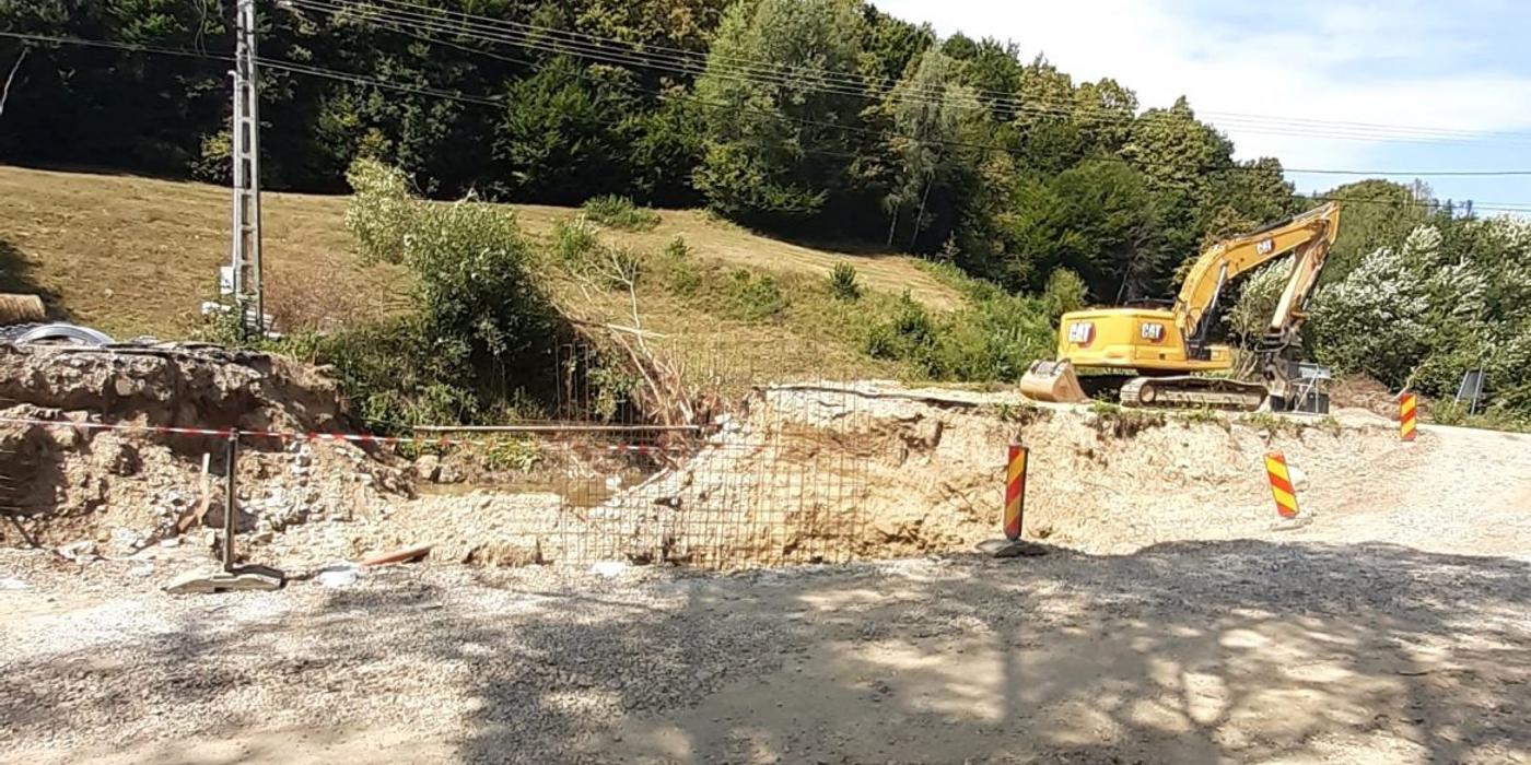 CJ Cluj a început lucrări pentru construirea unui nou pod în comuna clujeană Chiuiești
