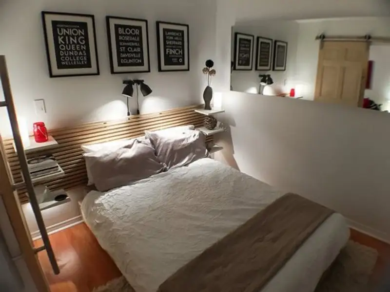 Model de amenajare pentru un dormitor mic