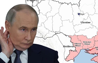 Putin bate cu pumnul în masă pentru încheierea războiului. Vrea graniță de 200 km cu România