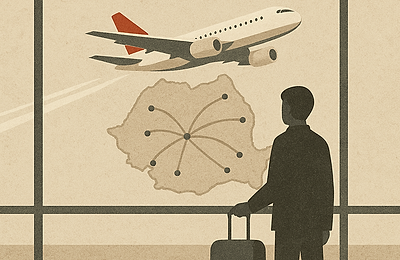 Romania’s air travel boom: Record passenger numbers and top routes in 2025