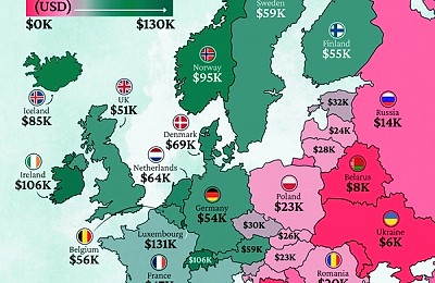 Care vor fi cele mai bogate țări europene până în 2030?