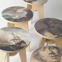 Scaunele Piet Hein Eek. Te-ai aseza pe un tablou?