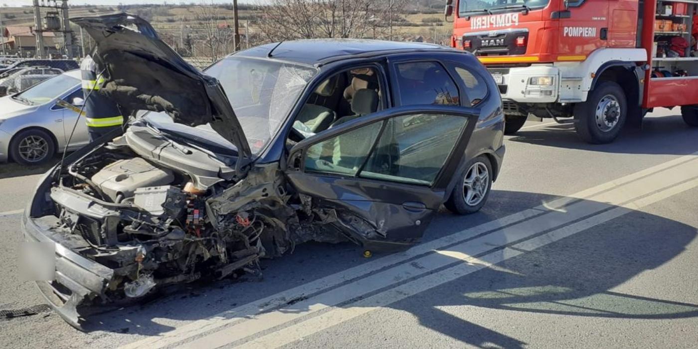 Accident rutier produs duminică dimineață, între Florești și Gilău